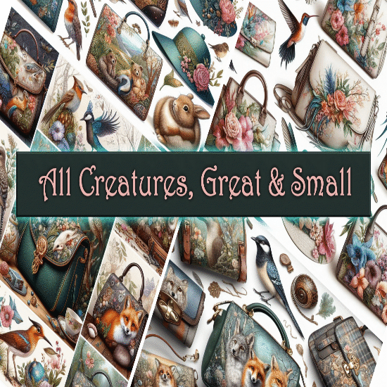 A Handbag & Accessories Collection of All Creatures, Great & Small
