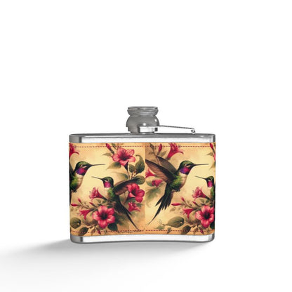 Leather Wrapped Hip Flask