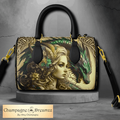 Lady of the Emerald Vale - Mini Denbigh Duffel Bag - Handmade by Contrado