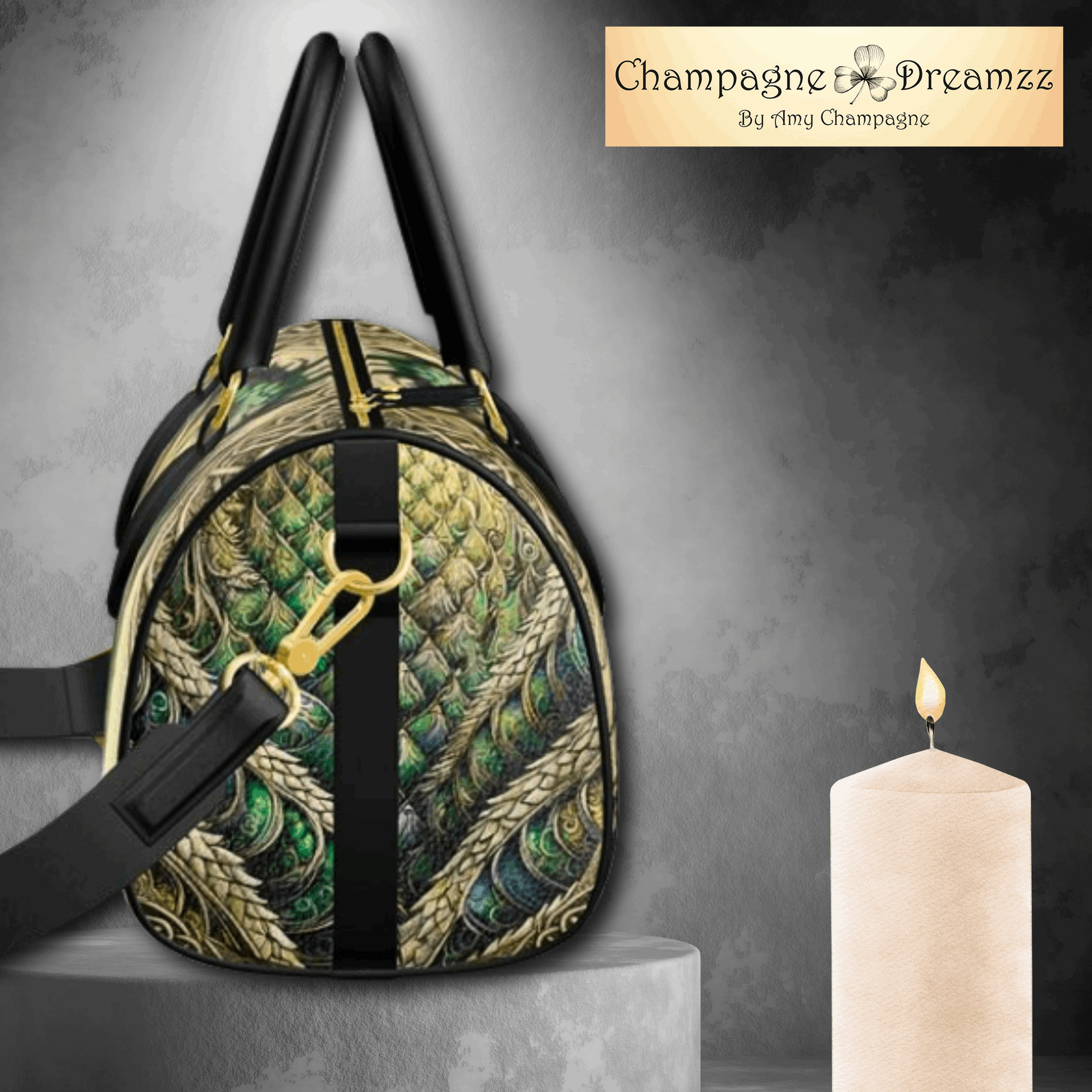 Lady of the Emerald Vale - Mini Denbigh Duffel Bag - Handmade by Contrado