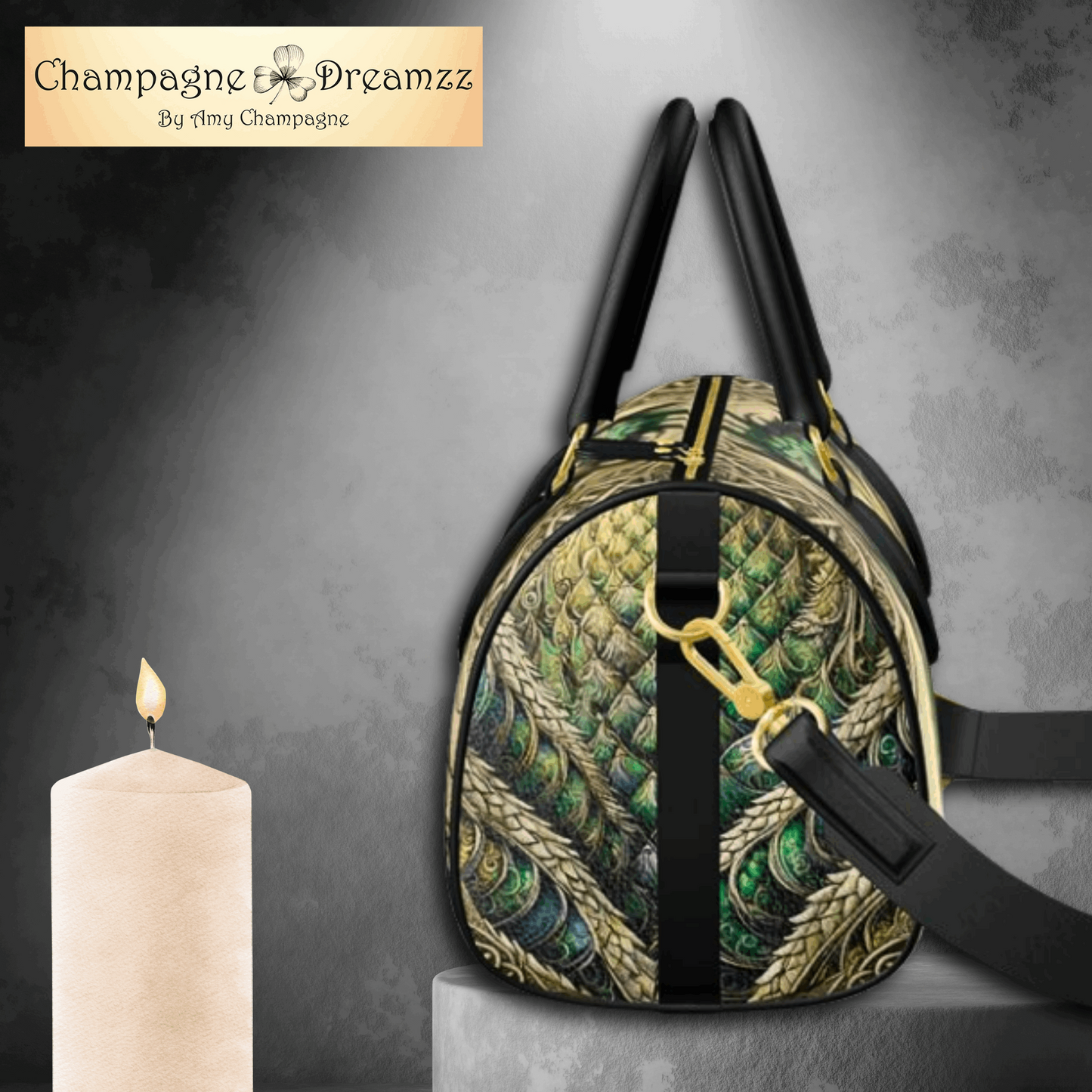 Lady of the Emerald Vale - Mini Denbigh Duffel Bag - Handmade by Contrado