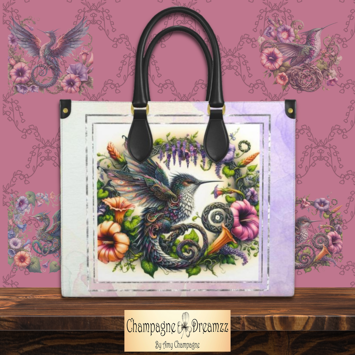 The Humdragon LES-1 - Genuine Leather Shopper Bag - Handmade to Order