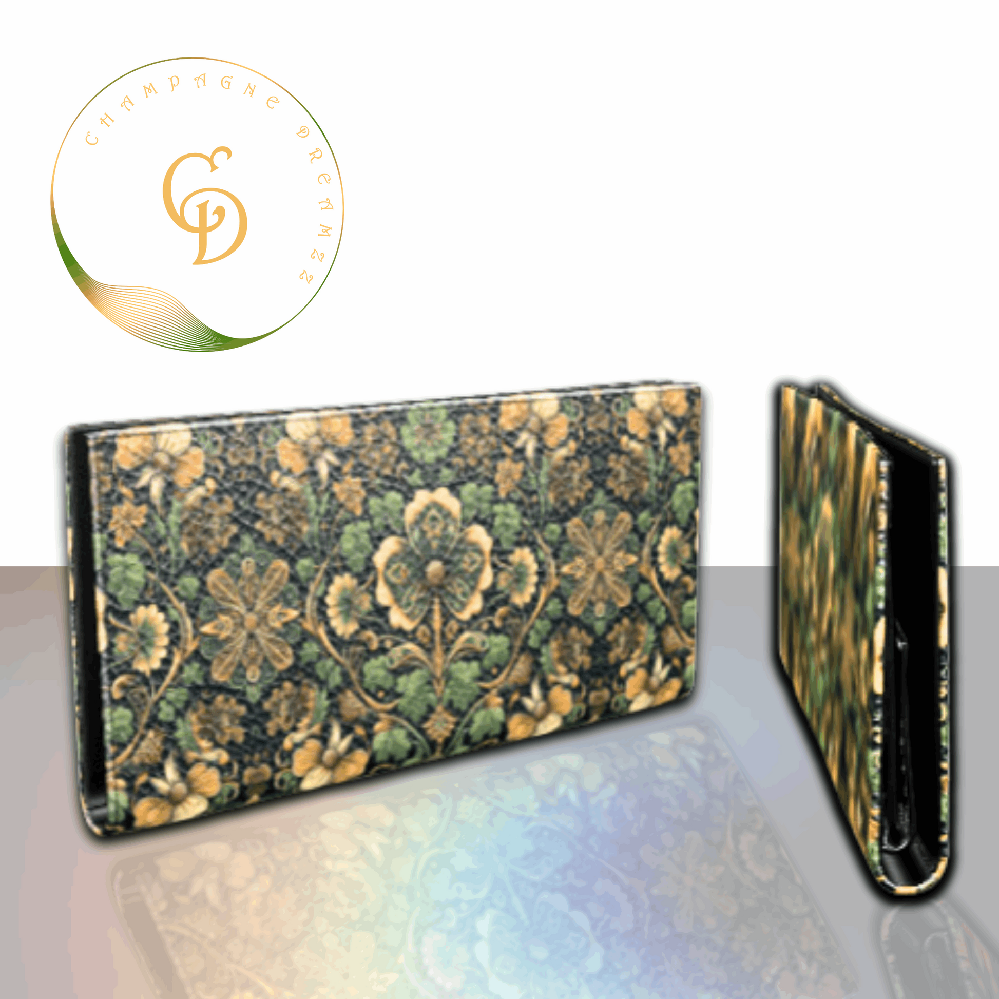 Shamrock Leather Travel Wallet - Handmade to Order - Contrado