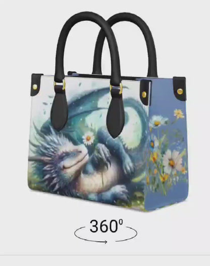 Dragon Springtime Genuine Nappa Leather Mini Bonchurch Tote